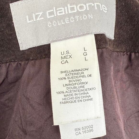 Liz Claiborne boho leather 90s jacket - Picture 6 of 6